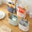 Tableware Storage Wood Chopsticks Cage Holder Multi-Function Knives Spoon Cutlery Drain Containers Organizer Kitchen Utensils 3