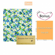 Reusable Beeswax Food Storage Wraps Zero Waste Cling Sandwichs Wrappers Sustainable Bowl Cover Eco Friendly Bees Wax Food Wraps