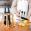 Household Wooden Holder Seat Storage Kitchen Cutting Board Rack Multi-functional Storage Rack 2