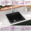 VidaXL vidaXL Granite Kitchen Sink Single Basin Black Overmount with Basket Strainer 2