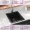 VidaXL vidaXL Overmount Kitchen Sink Single Basin Granite Black Plumbing Fixture 2
