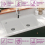 VidaXL Overmount Kitchen Sink Double Basin Kit Granite Cream White 860 x 510 mm 2