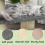VidaXL (light grey) vidaXL Cat Tree with Sisal Scratching Posts 110cm Cat Play Tower Multi Colours 5