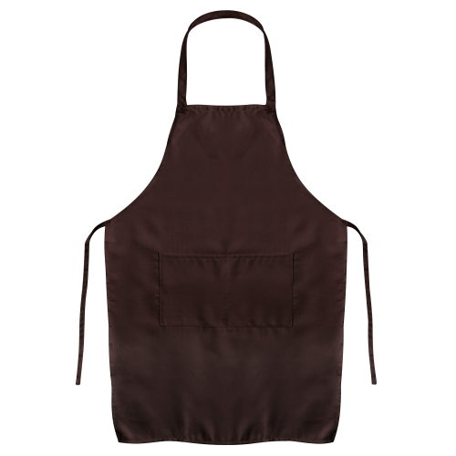 (Brown) Unisex Apron for Adults & Kids - BBQ, Cooking, Art