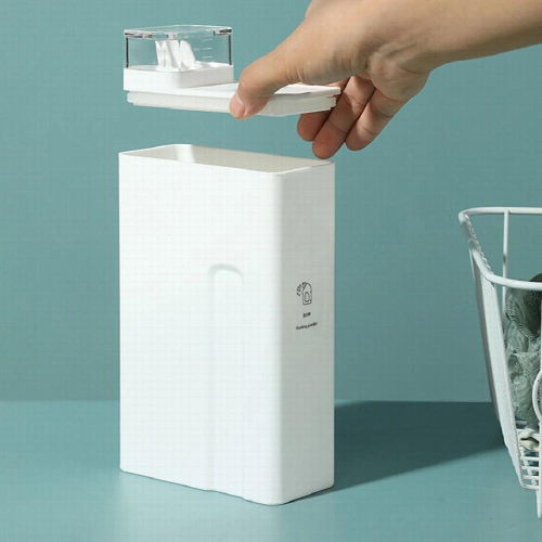 Bathroom Laundry Bottle with Gift Labels Detergent Softener Bleaching Agent Storage Box 1000ML Large Capacity Empty Bottles 1