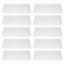 Egg Quail Holder Carton Eggs Box Refrigerator Containertray Storageplastic Cartonsboxes Flats Fridge Mini Carriage Crates