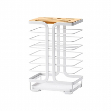 Kitchen Holder Stainless Steel Mesh Metal Utility Paring Cleaver Block Organizer Multipurpose Rack Accessories