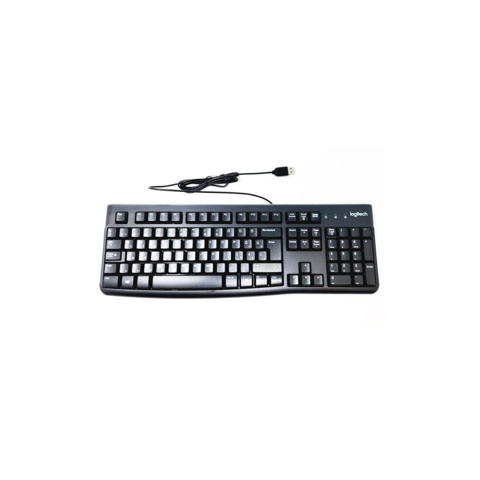Logitech K120 Keyboard Wired Usb Hungarian Qwerty 920-002491 Black