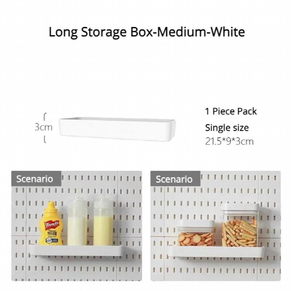 Pegboard Wall Panels Pegboard Wall Organizer Mounting Display Diy Pegboard Kit Tool Storage Panel Board Rack Bathroom Kitchen 885667379535