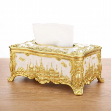 European Handkerchief Storage Box, Vintage Acrylic Paper Box, High-end, Suitable for Cafeteria, Kitchen, Family? Napkin Holder