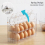 Flip-Type Eggs Storage Rack Eggs Storage Box Stand Egg Holder For Refrigerator Organizer Box Egg Container Fresh Tray Kitchen 3