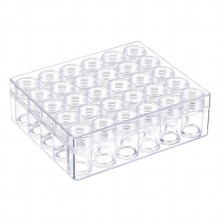 1 Set 30 Pieces Seed Storage Smooth Surface Bottles with Lid Containers