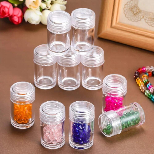 1 Set 30 Pieces Seed Storage Smooth Surface Bottles with Lid Containers 2