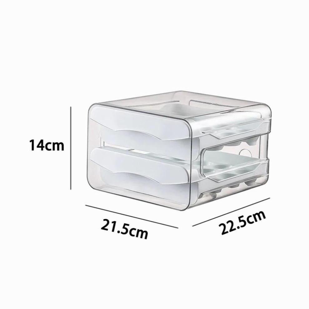 Kitchen Fridge Food Organizer Egg Drawer Storage Box Shelves Container Egg Holder For Refrigerator Organizer Kitchen Accessories-image-OPC-PCS9RKH-NEW