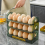 3-Layer Refrigerator Egg Holder Flip Fridge Door Egg Storage Rack Tray Container Space Saver Egg Organizer Box Shelf for Kitchen 2