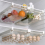 Kitchen Refrigerator Storage Box Plastic Clear Fruit Food Fresh-Keeping Organizer Under Shelf Drawer Box Kitchen Accessories 2