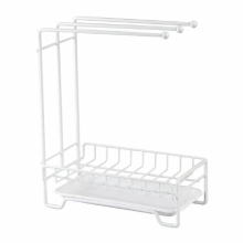 Multi-functional Sponge Towel Dish Storage Rack Kitchen Cutlery Storage Box Shelf Tableware Drain Tray Household Supplies