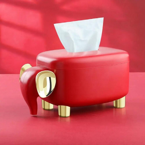 Home Creative Tissue Box Nordic Style Light Tissue Box Spring Retro Paper Box Tissue Box
