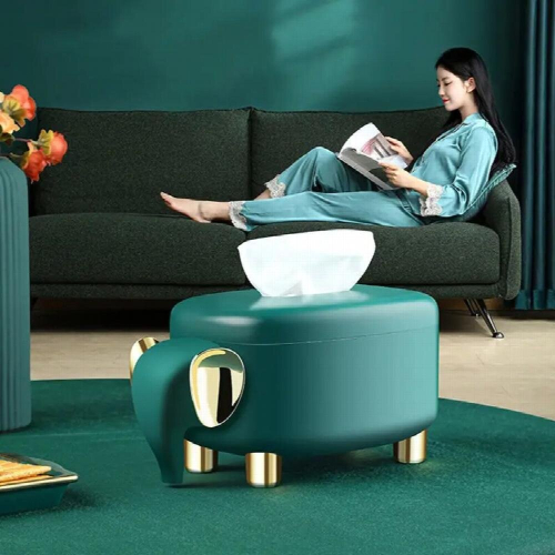 Home Creative Tissue Box Nordic Style Light Tissue Box Spring Retro Paper Box Tissue Box 1