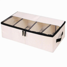 Style Foldable Storage Box For Shoes Wardrobe Closet Organizer Sock Bra Underwear Cotton Storage Bag Under Bed Storage Box