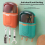 PP Chopsticks Draining Box Moistureproof Spill-proof Wall-mounted Detachable Self-adhesive Storage Container Organizer 4