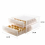 Household Egg Storage Box Single Double Layer Drawer Type Transparent Egg Container for Refrigerator kitchen Storage accessories 7