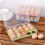 1PC 15 Grids Plastic Egg Storage Containers Fresh Refrigerator Case Kitchen Food Crisper Box Storage Box 2