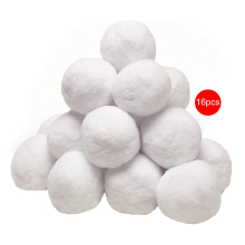 (4 Packs – 16 Snowballs) Fake Snowballs Naughty Elf Christmas Tree Shelf Decorations White Soft Displays