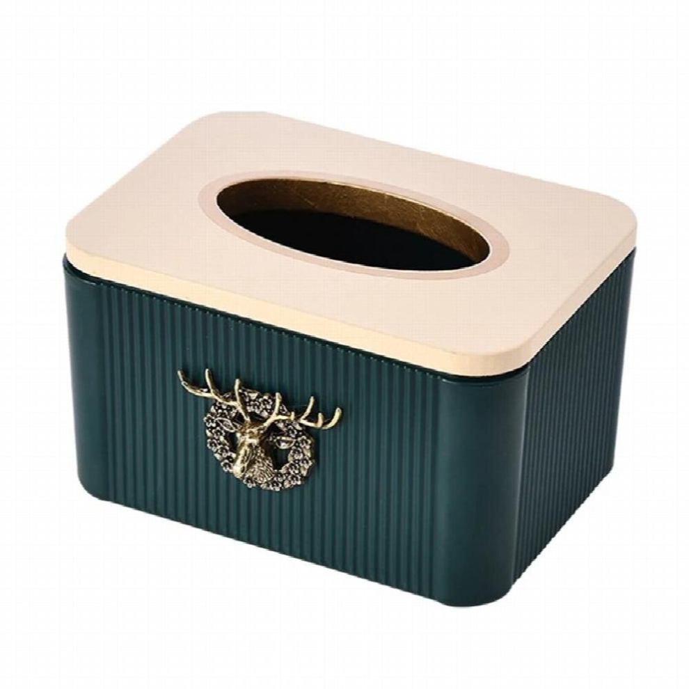 Nordic Light Tissue Boxes Retro Stereo Deer Head Tissue Box Napkin Holder For Kitchen Car Tissue Holder-image-OPC-PCS9ZYQ-NEW