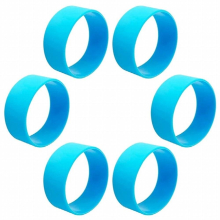 6Pcs Silicone Bands For Sublimation Tumbler Shrink Wrap Heat-Resistant For Prevent Ghosting Sublimation Supplies