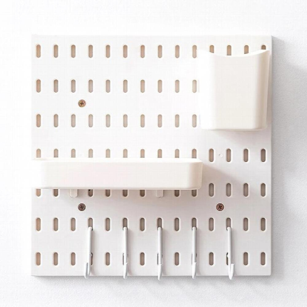 Diy Combination Hole Board Wall Control Pegboard Rack Organizer Storage Hooks,Organizer Peg Board & Storage Bins 885667388803