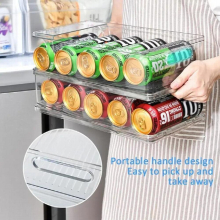PET Fridge Can Beer Wine Bottle Rack Holder Mat Stacking Tidy Tool Kitchen Gadgets Silicone Can Holder Mat Organizer