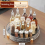 kitchen storage tray rotatable spices organizer kitchen large capacity cosmetics fruit drinks plastic organizers tray 1