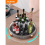 kitchen storage tray rotatable spices organizer kitchen large capacity cosmetics fruit drinks plastic organizers tray 3