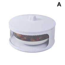 Transparent Stackable Food Insulation Cover Dust Proof table leftovers storage box food cover for Home Kitchen Organization