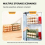 Egg Holder 3-Layer Flip Egg Refrigerator Organizer Reusable Egg Storage Container Large Storage 30 Egg Holder Egg Storage Box 4