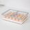 24Grids Egg Storage Box Refrigerator Food Storage Box Plastic Storage Transparent Containers Drawer Organizer Boxes for Kitchen 1