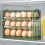 Egg Holder 3-Layer Flip Egg Refrigerator Organizer Reusable Egg Storage Container Large Storage 30 Egg Holder Egg Storage 5