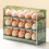 Egg Holder 3-Layer Flip Egg Refrigerator Organizer Reusable Egg Storage Container Large Storage 30 Egg Holder Egg Storage 7