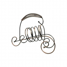 Wine Rack Display Holder 1 Bottle Stand Beverage Shelves Countertop Cabinet Organizers Ornament for Antiqu Bronze
