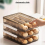 Automatic Slide Eggs Storage Box Plastic Eggs Holder Basket Container Dispenser Organizer Closet For Fridge Kitchen Drawers Home 6