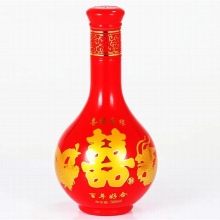 500ml Chinese Style Wine Bottle Collection Home Brew Self-brewed Wine Storage Bottle Empty Bottle Decoration Ornaments E11670