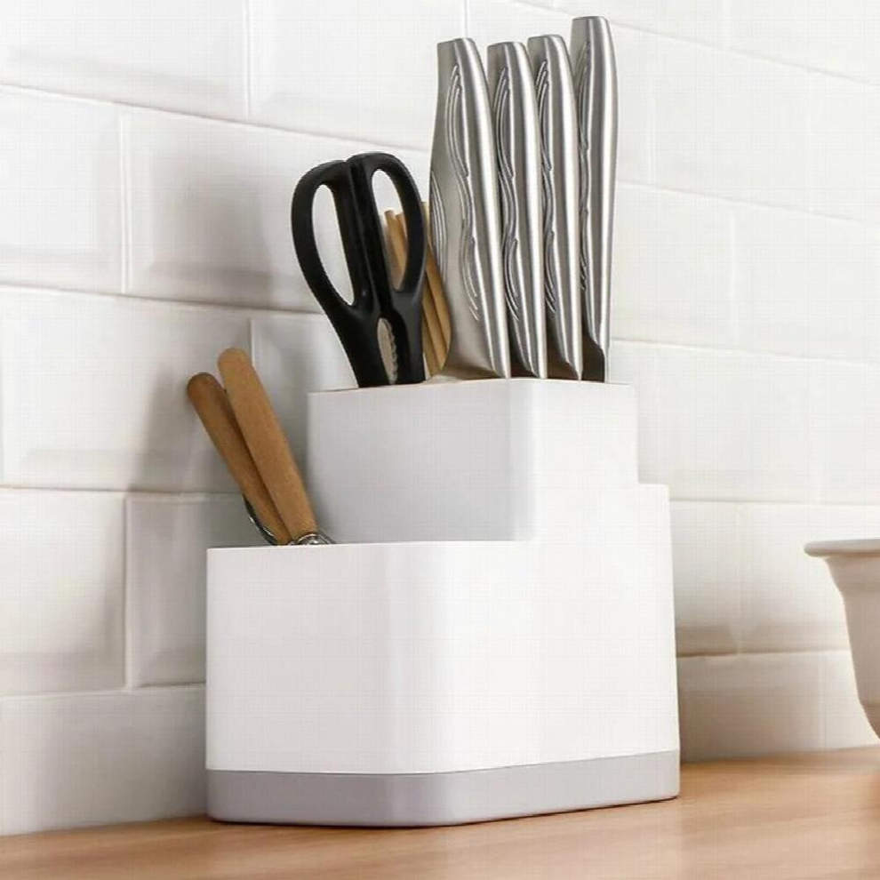 Multifunction Stand Holder Storage Rack Chopsticks Tube Shelf Kitchen Organizer Holder Rack Spoons Storage Holder-image-OPC-PCSB6PJ-NEW