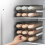 Automatic Slide Eggs Storage Box Plastic Eggs Holder Basket Container Dispenser Organizer Closet For Fridge Kitchen Drawers Home 3