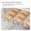 Stainless Steel Egg Rack,Refrigerator Storage Shelf RollingCreative Drawer Box Egg Rack Refrigerator Storage Container 3