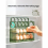 Egg Organizer Tiered with Date Automatic Rebound Kitchen Multifunctional Organizer Refrigerator Side Door Fresh Egg Carton 4