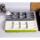 Stretchable Kitchen Cutlery Storage Block Holder Kitchen Organizer Container Spoon Fork Storage Separation Drawer Storage 6