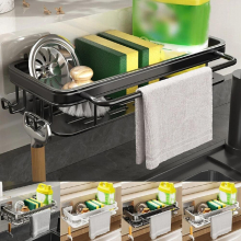 Spice Storage Rack Rustproof Aluminum Hanging Shower Rack with Towel Holder Hook Strong Adhesive No Drilling Kitchen Organizer