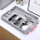 Stretchable Kitchen Cutlery Storage Block Holder Kitchen Organizer Container Spoon Fork Storage Separation Drawer Storage 3