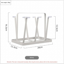 Drain Cup Holder WaterMug Storage Rack Kitchen Table Top Shelf Glass Upside Down Shelf
